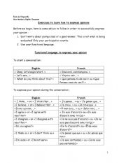 Comparatives and expressing opinions or preferences