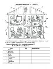 English Worksheet: How many are there...?