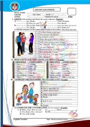 English Worksheet: GREETINGS AND FAREWELLS