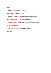 English Worksheet: do you have 