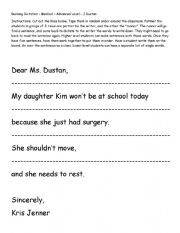 English Worksheet: Running Dictation Game