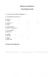 describing trends and graphs vocabulary