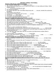 English Worksheet: Another/ other(s)/ the other(s)/ each other