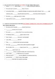 English Worksheet: Simple past worksheet