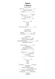 English Worksheet: Listening Comprehension