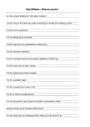 English Worksheet: kindness matters