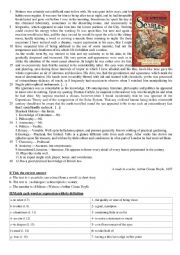 English Worksheet: Sherlock Holmes, a description