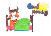 English Worksheet: Good Morning poster