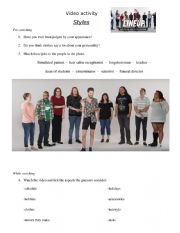 English Worksheet: Video Match Job to Person 2