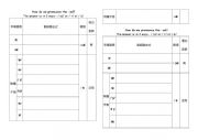 English Worksheet: How to pronounce ed sound