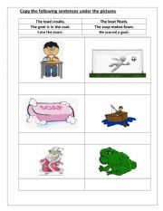 oa sound worksheet