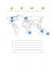 English Worksheet: The United Kingdom - flags and names of countries