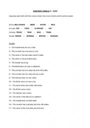 English Worksheet: riddle