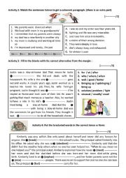 English Worksheet: test 1 9th form