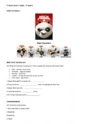 Video Activity - Kung Fu Panda