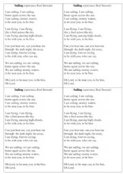 I am sailing lyrics