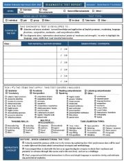 DIAGNOSTIC TEST REPORT