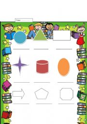 English Worksheet: Shape