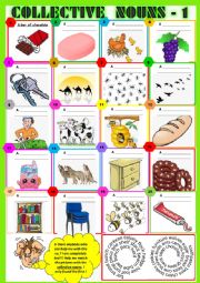 COLLECTIVE NOUNS 1 exercises + KEY