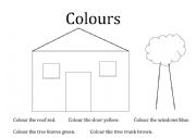 English Worksheet: Colours