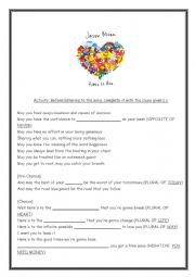 English Worksheet: Have it all - Jason Mraz