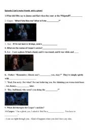 English Worksheet: Casper, the Friendly Ghost