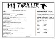 Thriller Lyric Fill-in (Michael Jackson music video)