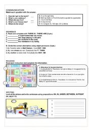 TEST ABOUT PREPOSITIONS, 