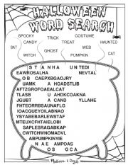 Halloween word and search