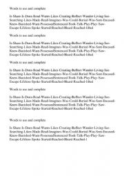 English Worksheet: Mrs. 