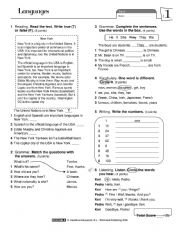 English Worksheet: Nationalities