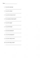 English Worksheet: Home