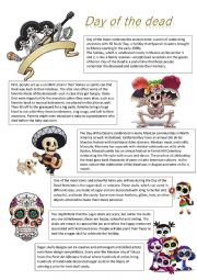 English Worksheet: Day of the dead