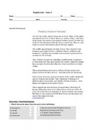 English Worksheet: Written achievement test - module 6 (professional courses)