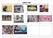 English Worksheet: street art types