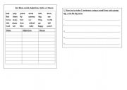 English Worksheet: worksheet