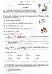 English Worksheet: ....