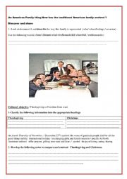 English Worksheet: The American Dream