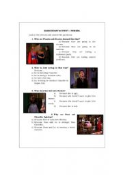 English Worksheet: Friends Halloween Activity