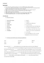 English Worksheet: Loneliness