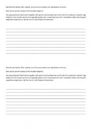 English Worksheet: Punctuation - Writing