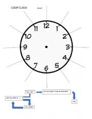 English Worksheet: Coop Clock