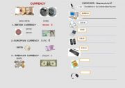 English Worksheet: CURRENCY