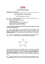 English Worksheet: First Class dynamics 