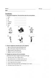 English Worksheet: English Review