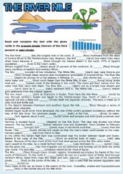 The Nile. Grammar in Context. PRESENT OR PAST SIMPLE. + KEY