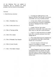 English Worksheet: Synopsis