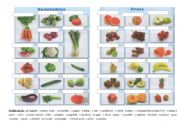 Revise your fruits and vegetables