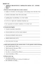 English Worksheet: Access 2 Exam