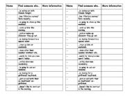English Worksheet: Find someone who - Phrasal verbs